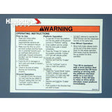 B06-00-0488 Decal-Caution-Component Damage | Genuine Haulotte