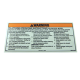 B06-00-0491 Decal-Warning-Platform Operation-3632T | Genuine Haulotte