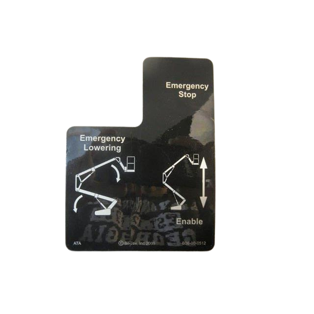 B06-00-0512 Decal-Ground Control Box-5031 | Genuine Haulotte