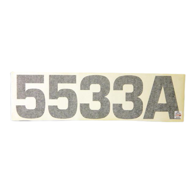 B06-00-0540 23In W X 6In H Decal-5533A-Black Clear Vinyl With Black Letters | Genuine Haulotte