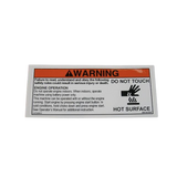 B06-00-0547 Decal-Warning-Eng Operate-Hot | Genuine Haulotte