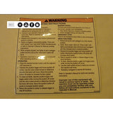B06-00-0562 Decal-Warning-Platform Control Xbooms | Genuine Haulotte