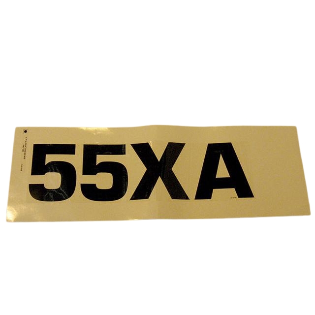 B06-00-0565 Transfer-55Xa Black Vinyl-5.85In | Genuine Haulotte