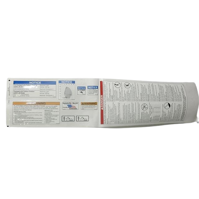 B06-01-0038 Decal Set-4527A Cage | Genuine Haulotte