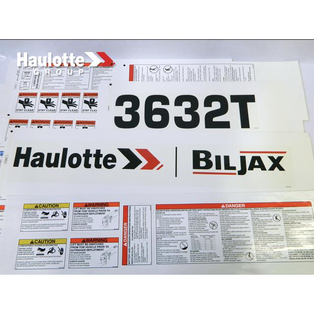 B06-01-4002 Decal Kit-3632T Dc | Genuine Haulotte