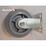 B08-01-0019 Caster-6In-Plt-Rigid-Nm Rubber | Genuine Haulotte