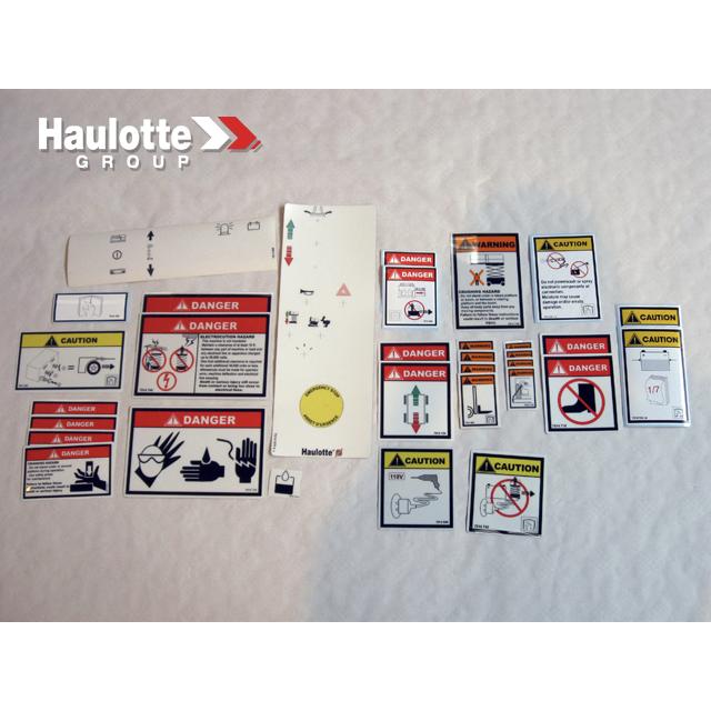 KITETIQOPTIM-US Entire Machine 1930 Equip. Decal Kit | Genuine Haulotte