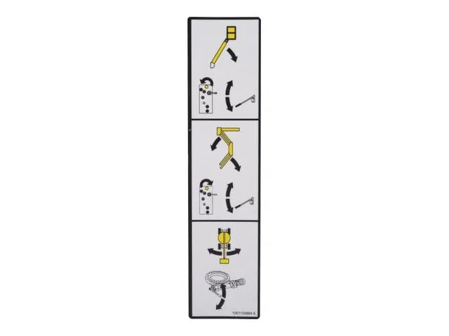 1001104864 MANUAL DESCENT DECAL | JLG