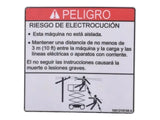 1001215748 DECAL,DNAGER ELECTROCUTION | JLG