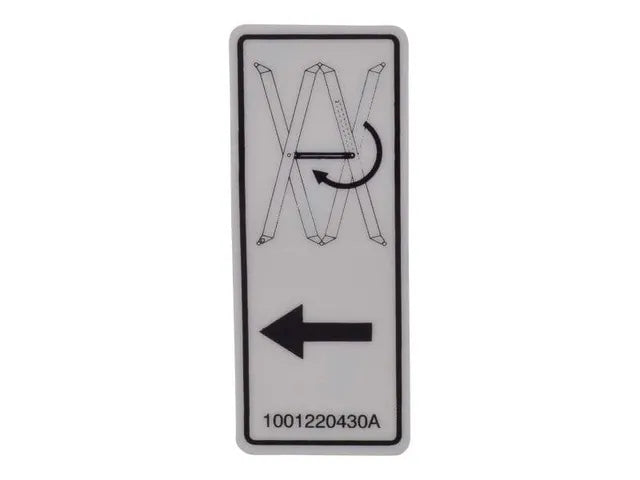 1001220430 SAFETY PROP DECAL | JLG