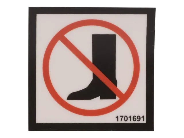 1701691 NO STEP DECAL | JLG