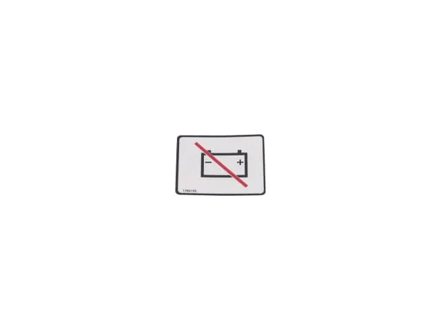 1702155 BATTERY DISCONNECT DECAL | JLG