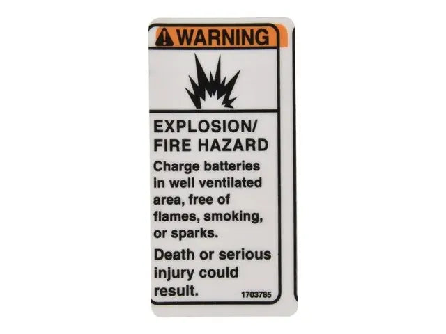 1703785 WARNING-EXPLOSION DECAL | JLG