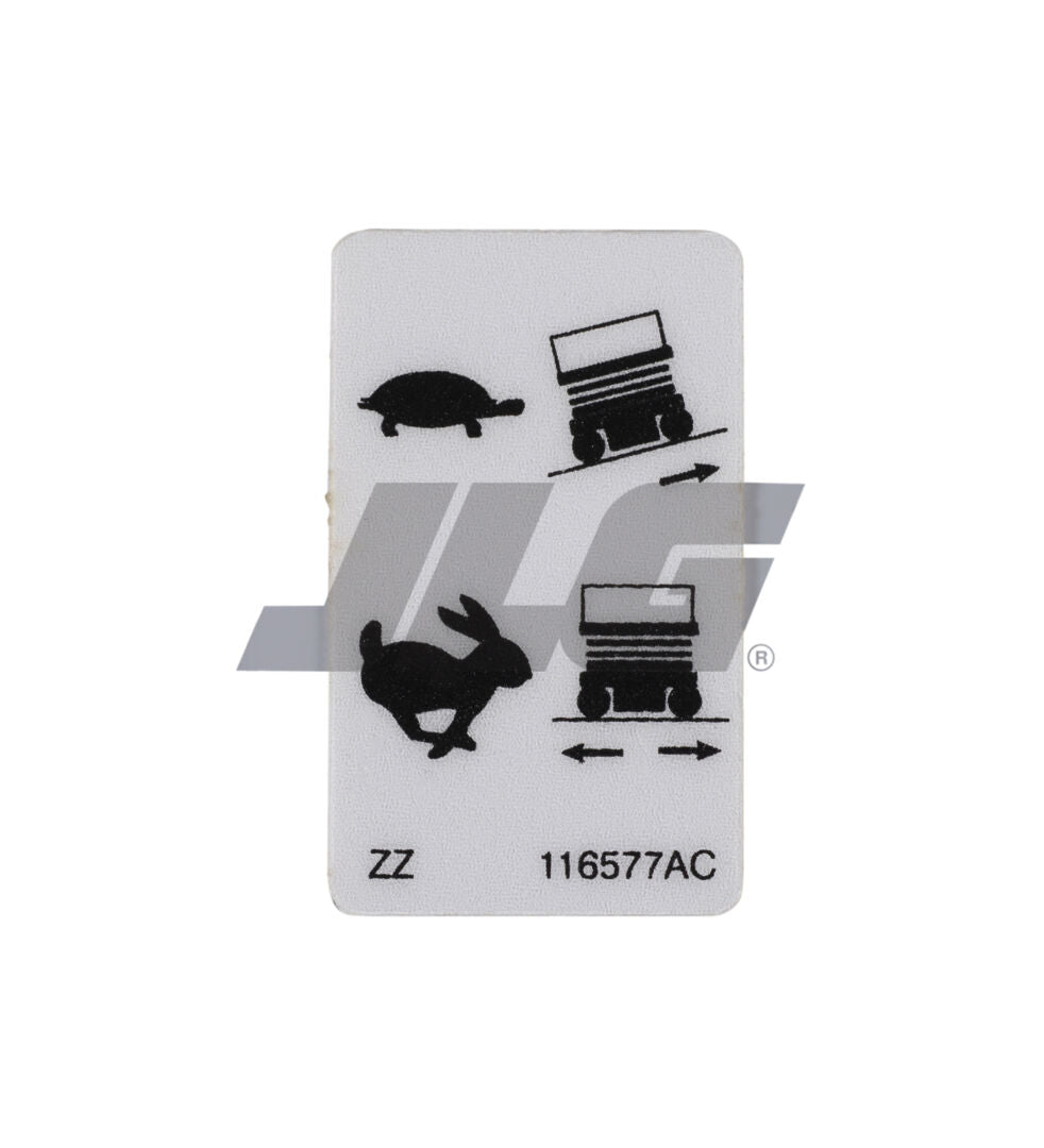 116577 Torque Hi/Low Decal | Skyjack