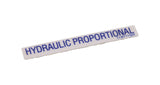 118711 VL, Hydraulic Prop Label | Skyjack