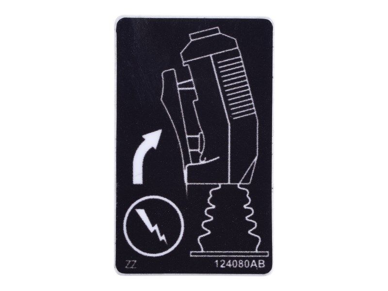 124080 Control Box Label | Skyjack