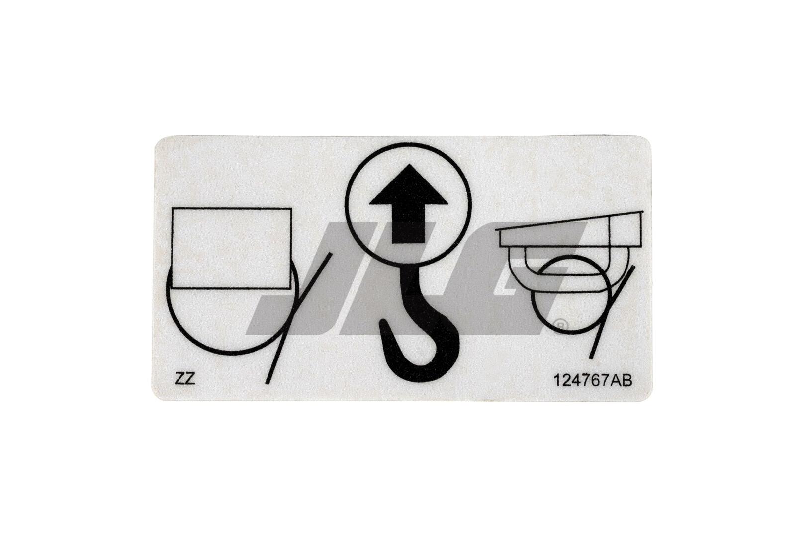 124767 Lift Point/Tie Down Decal | Skyjack