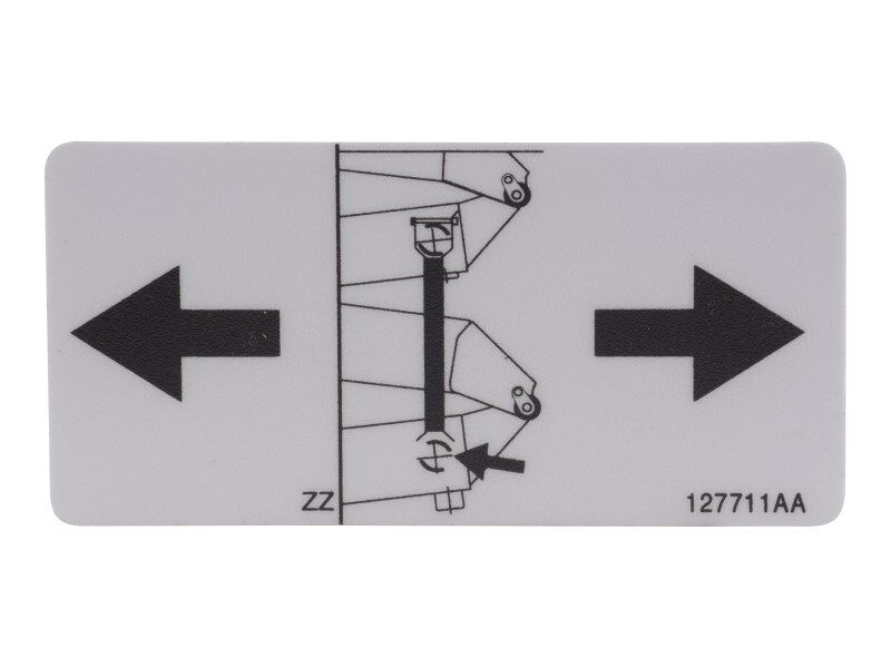 127711 Safety Bar Label | Skyjack