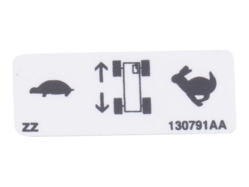 130791 Range Low/High Label | Skyjack