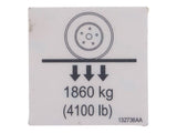 132736 Decal, Wheel Load | Skyjack