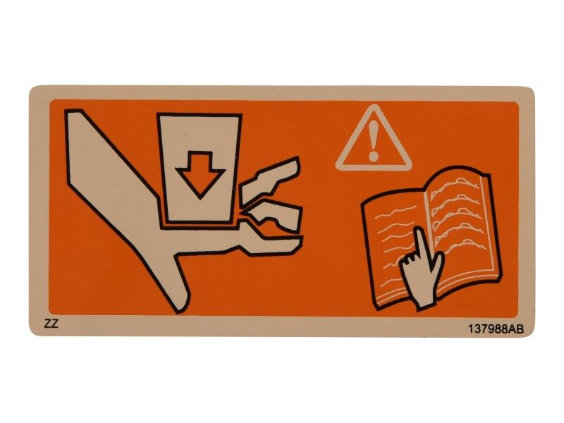 137988 Crush Hazard Decal | Skyjack