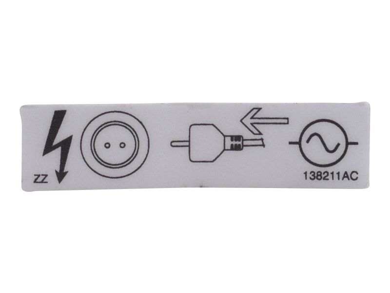 138211 AC Supply Here Decal | Skyjack