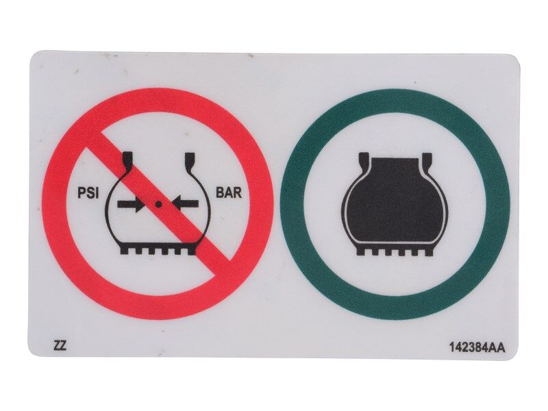 142384 Tires Foam Fill Decal | Skyjack